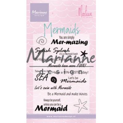 Marianne Design Clear Stamps - Mermaid Sentiments